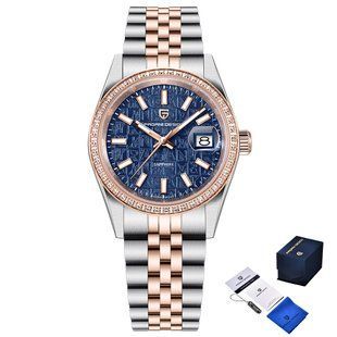 Pagani Design PD-1794M Silver-Rose Gold-Blue 1138-0235 фото